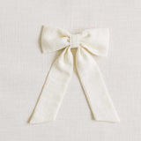 THE LIGHT YELLOW LINEN CLASSIC BOW