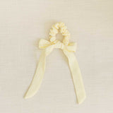 THE LIGHT YELLOW SCRUNCHIE WITH BOW