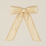 THE YELLOW SATIN PETITE BOW