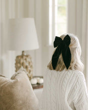 Load image into Gallery viewer, THE BLACK VELVET BOW
