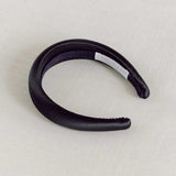 THE BLACK SATIN HEADBAND