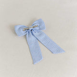 THE BLUE GINGHAM CLASSIC BOW