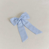 THE BLUE GINGHAM CLASSIC BOW