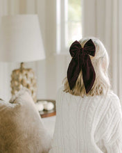 Load image into Gallery viewer, THE BURGUNDY VELVET BOW
