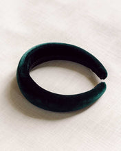 Load image into Gallery viewer, THE FOREST GREEN VELVET HEADBAND
