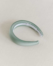 Load image into Gallery viewer, THE SAGE GREEN SATIN HEADBAND

