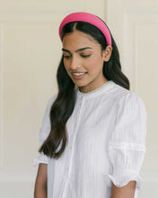 Load image into Gallery viewer, THE HOT PINK LINEN HEADBAND
