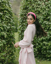 Load image into Gallery viewer, THE HOT PINK LINEN HEADBAND
