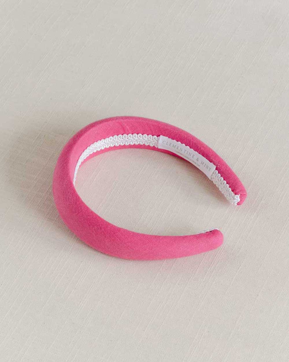 THE HOT PINK LINEN HEADBAND
