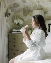 Load image into Gallery viewer, The White Ruffled Linen Robe
