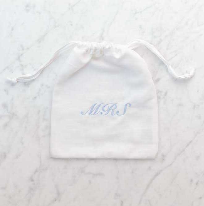 Personalised Linen Gift Bag