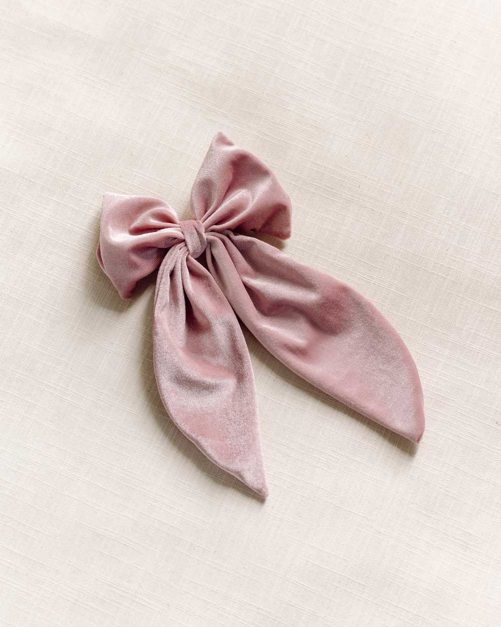 THE PINK VELVET BOW