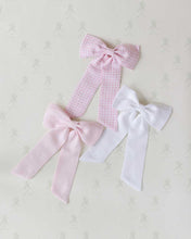 Load image into Gallery viewer, THE PINK GINGHAM CLASSIC BOW
