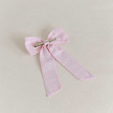 THE PINK GINGHAM CLASSIC BOW