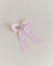 Load image into Gallery viewer, THE PINK GINGHAM CLASSIC BOW
