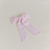 THE PINK GINGHAM CLASSIC BOW