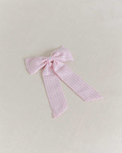 Load image into Gallery viewer, THE PINK GINGHAM CLASSIC BOW
