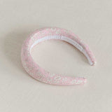 THE PINK FLORAL PADDED HEADBAND MADE WITH LIBERTY FABRIC