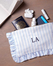 Load image into Gallery viewer, The Stripe Ruffled Pouch
