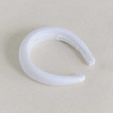 THE WHITE LINEN PADDED HEADBAND