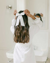 Load image into Gallery viewer, The White Ruffled Linen Robe
