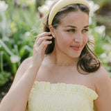 THE YELLOW LINEN SLIM HEADBAND