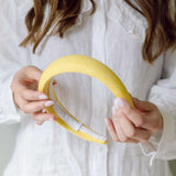 THE YELLOW LINEN SLIM HEADBAND