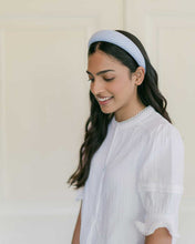 Load image into Gallery viewer, THE BLUE GINGHAM HEADBAND
