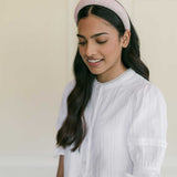 THE PINK FLORAL PADDED HEADBAND MADE WITH LIBERTY FABRIC