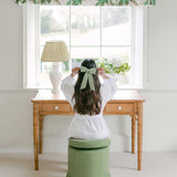 THE SAGE GREEN LINEN CLASSIC BOW