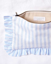 Load image into Gallery viewer, The Stripe Ruffled Pouch
