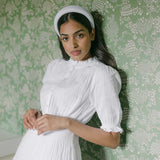 THE WHITE LINEN PADDED HEADBAND